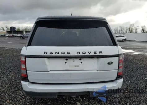 2016 Land Rover Range Rover 3.0L V6 Turbocharged Diesel Hse Td6 z USA, uszkodzony, nr VIN SALGS2KF9GA258617